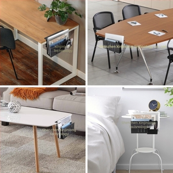 BOZ-02 Διπλού επιπέδου πλευρική βάση ψύξης από κράμα αλουμινίου, καθολική για tablet και notebook, επιτραπέζιος φορέας σε στυλ τραπεζιού; βάρος 1873 g