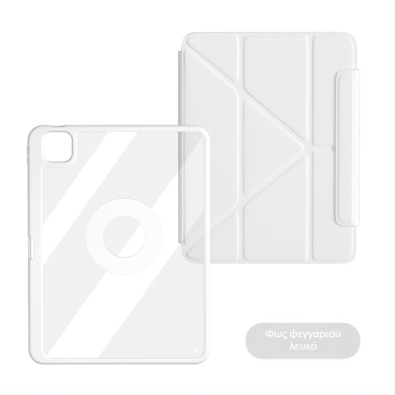 Θήκη προστασίας για iPad Air M2 (2024), ακρυλικός μαλακός φάκελος, περιστρεφόμενη κάθετη βάση, λειτουργία ύπνου/ αφύπνισης, ανθεκτική σε κραδασμούς και φθορές, για Apple iPad Air M2 (2024).