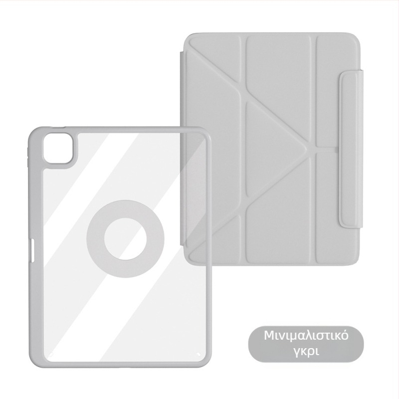 Θήκη προστασίας για iPad Air M2 (2024), ακρυλικός μαλακός φάκελος, περιστρεφόμενη κάθετη βάση, λειτουργία ύπνου/ αφύπνισης, ανθεκτική σε κραδασμούς και φθορές, για Apple iPad Air M2 (2024).