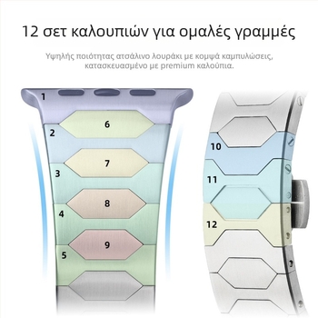 Λουράκι ρολογιού από ανοξείδωτο ατσάλι για Apple Watch Ultra – Καθολική συμβατότητα, Ultra σειρά, Απλό στυλ