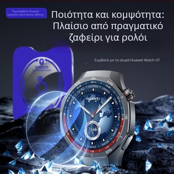 Φιλμ προστασίας από ζαφείρι για Huawei Watch GT5/GT6 Pro, προστασία πλήρους οθόνης