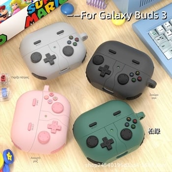 Θήκη προστασίας από υγρή σιλικόνη για Samsung Galaxy Buds3/Buds3 Pro — μαλακό περίβλημα, καθολική συμβατότητα, αμμοβολισμένο φινίρισμα