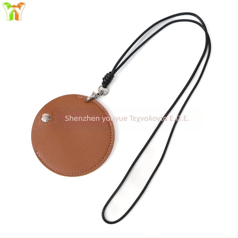 Θήκη AirPods από συνθετικό δέρμα με ανάγλυφο, φορητή и καθολική θήκη με ιμάντα για τον λαιμό, συμβατή με μοντέλο 13966628563, προσαρμόσιμη