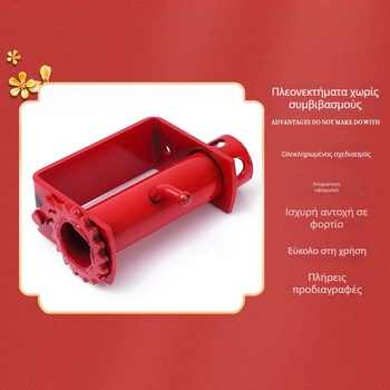 Τεντωτήρας σκοινιού φορτηγού με πυκνά δόντια, κλειδωτικός ράτσετ μηχανισμός, χάλυβας υψηλής αντοχής, μοντέλο 1-2