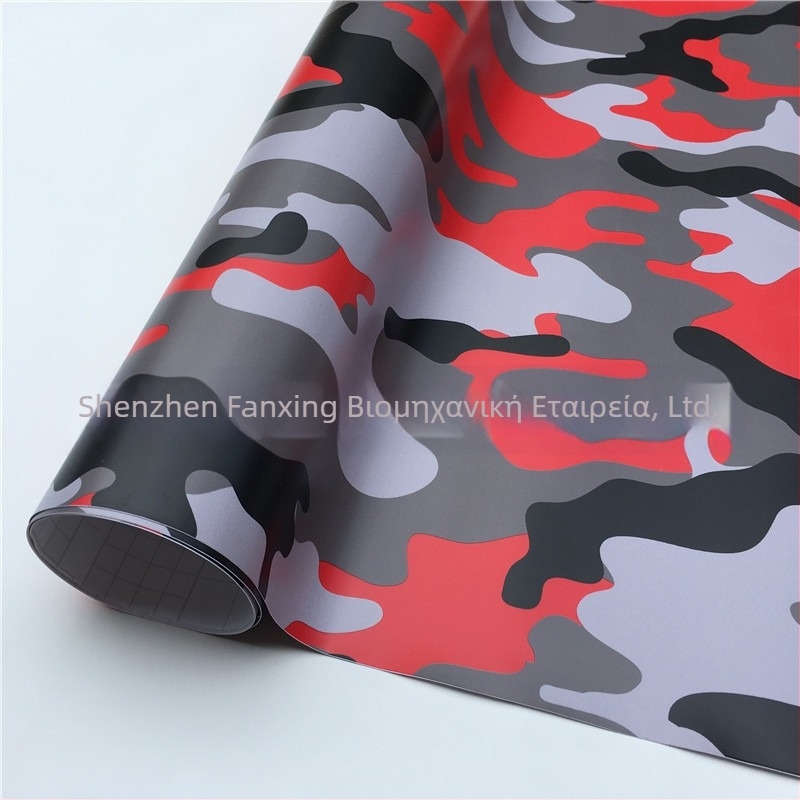 Φιλμ αλλαγής χρώματος μοτοσικλέτας σε καμουφλάζ | Υλικό PVC | Προσαρμοσμένη επεξεργασία | Καμουφλάζ σχέδιο | Εγκατάσταση με κόλλα | Μάρκα: VIKIK