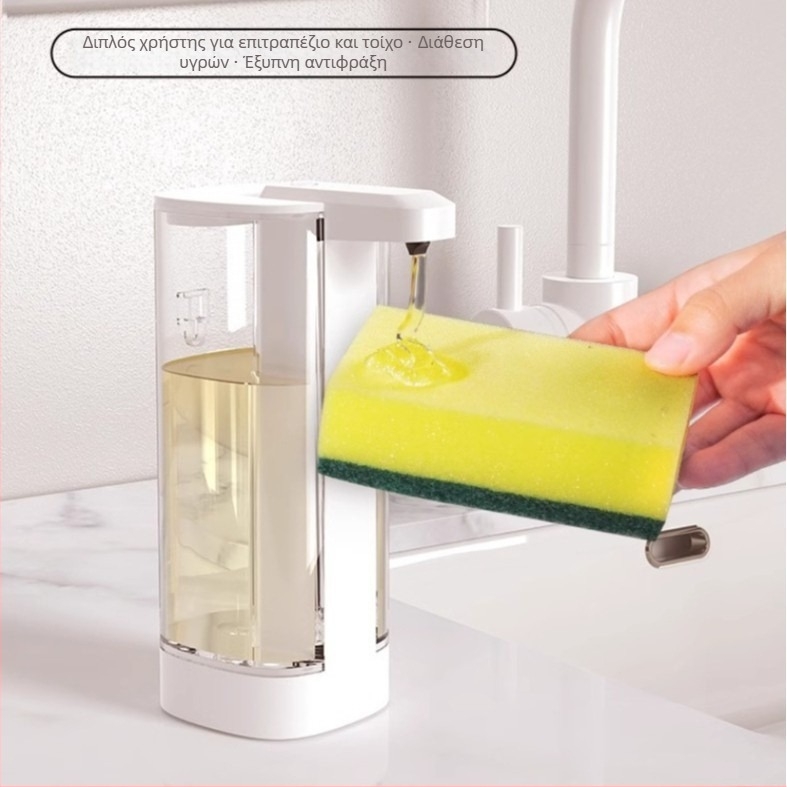 Αυτόματος δοσομετρητής σαπουνιού και απολυμαντικού χεριών με αισθητήρα, ABS περίβλημα, CE πιστοποιείο, έγχυση κατασκευής, Teng Hui, κουζίνας