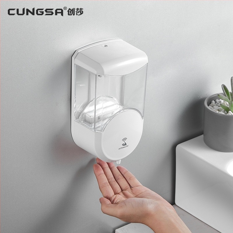 Chuangsha Διανομέας Αντισηπτικού για τα Χέρια, Αισθητήρας, Αυτόνομος, Επιτοίχιος, Πλαστικός