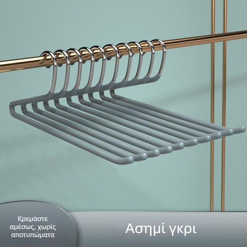 Τοίχου Κρεμάστρα Πετσέτας, χωρίς τρύπες, μονή ράγα, PET υλικό, σετ 10 τεμάχια