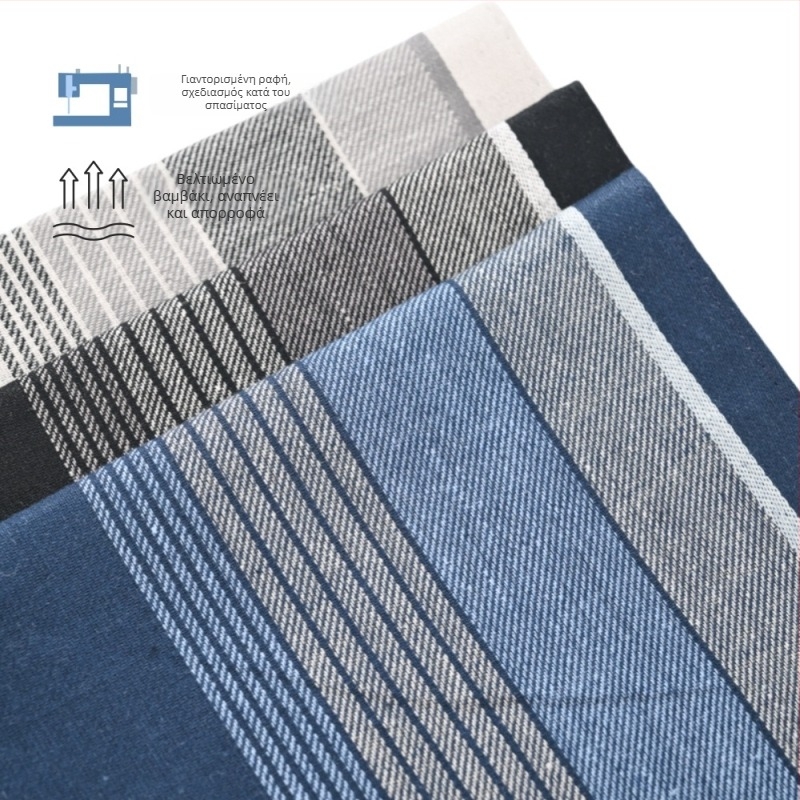 Yan su xing 3 τεμάχια βαμβακερά μαντήλια μύτης με λογότυπο, 19,5 g το καθένα