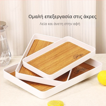 Δίσκος σερβιρίσματος από τη σειρά Pallet, μοντέρνος μινιμαλιστικός στυλ, υλικό PP, δυνατότητα λογότυπου, κατάλληλος για τσάι, καφέ και φρούτα