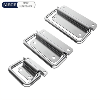 Αναδιπλόμενο χερούλι για πόρτα ντουλάπας, 304 ανοξείδωτο ατσάλι, γυαλισμένη επιφάνεια, μοντέλο 4219, μάρκα Mece/Mingxuan