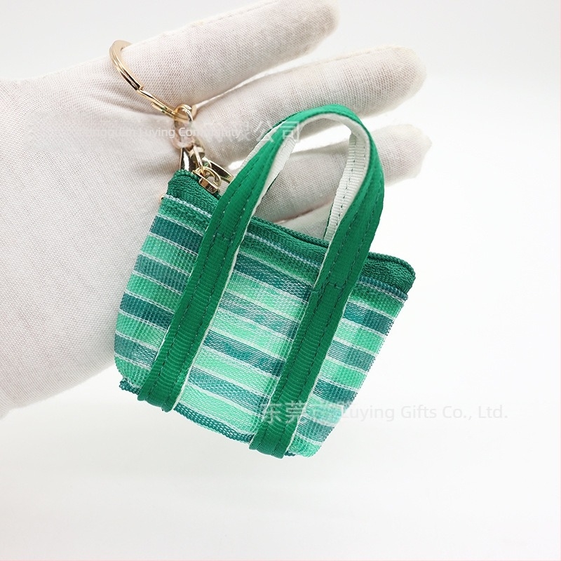 Κερματοθήκη από πολυεστέρα με ριγέ μοτίβο, Unisex σχέδιο Λογοτεχνίας και Τέχνης – Εθνικό Στυλ, Πορτοφόλι με 1 πτυχή