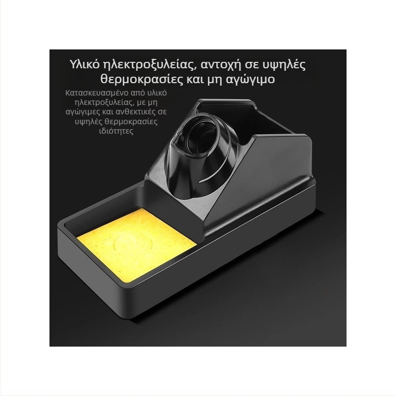 Deer Fairy Στήριγμα κολλητήριου με Bakelite δοχείο και χρωμιωμένη βάση