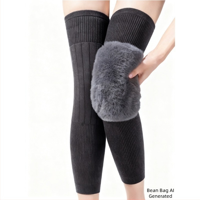 Επιγονατίδες με θέρμανση από πολυεστέρα για ενήλικες, κατάλληλες για τρέξιμο και ποδηλασία, χρόνος θέρμανσης 6 ώρες