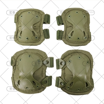 Σετ τεσσάρων τεμαχίων επιγονατιδών και προστατευτικών καρπών, για ενήλικες, βάρος 370