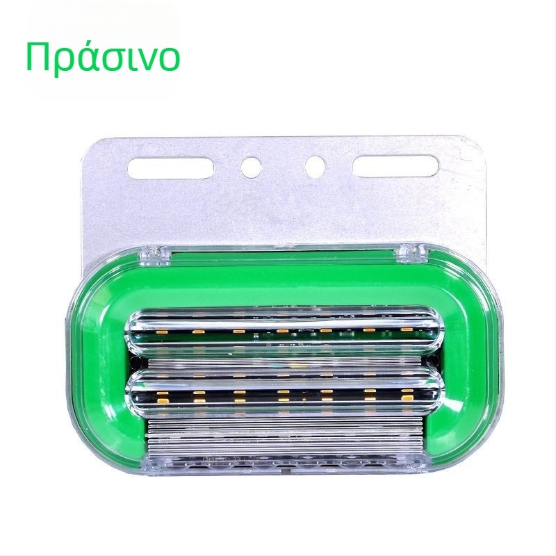 LED πλευρικό φως για μεγάλα φορτηγά και ημιφορτηγά, αδιάβροχο IP6, 12/24V, 0.6W, 40 lm, αλουμινένια βάση