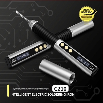 Φορητό κολλητήρι με σταθερή θερμοκρασία και διεπαφή T-C — Αλουμινίου κράμα, είσοδος 5–20V, συγκόλληση και επισκευές