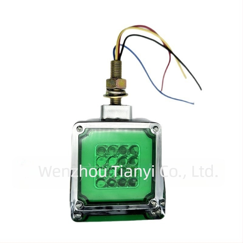 LED διπλής όψης τετράγωνα φώτα φορτηγού – οπίσθια, πλευρικά, φώτα φρένων, ABS 12-24V IP67