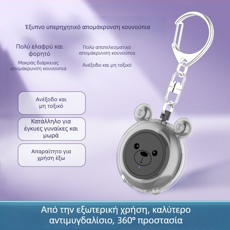 M96 Σε σχήμα ζώου υπερηχητικός ηλεκτρονικός απωθητής κουνουπιών, 5V, 5W, 34 Hz–70 kHz, επαναφορτιζόμενος