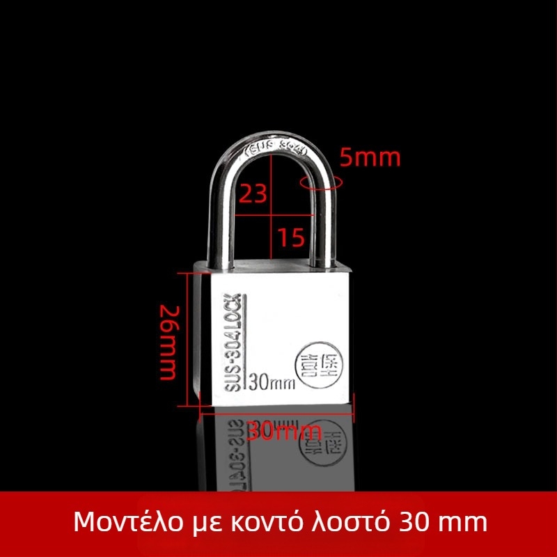 Κλειδαριά από ανοξείδωτο ατσάλι για οικιακή χρήση, μάρκα Xi Bao, μοντέρνο μινιμαλιστικό στυλ, τύπος: οικιακή κλειδαριά, κατάλληλη για ηλεκτρικά κιβώτια και άλλες θήκες.