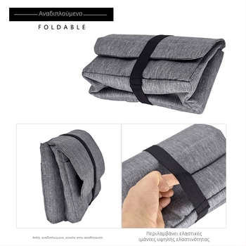 Τσάντα κάμερας με εσωτερική επένδυση μοντέλο A8, νάιλον, αδιάβροχη, ανθεκτική στην φθορά και στα χτυπήματα, κατάλληλη για κάμερες χωρίς καθρέφτη και DSLR (ένα σώμα, δύο φακοί)