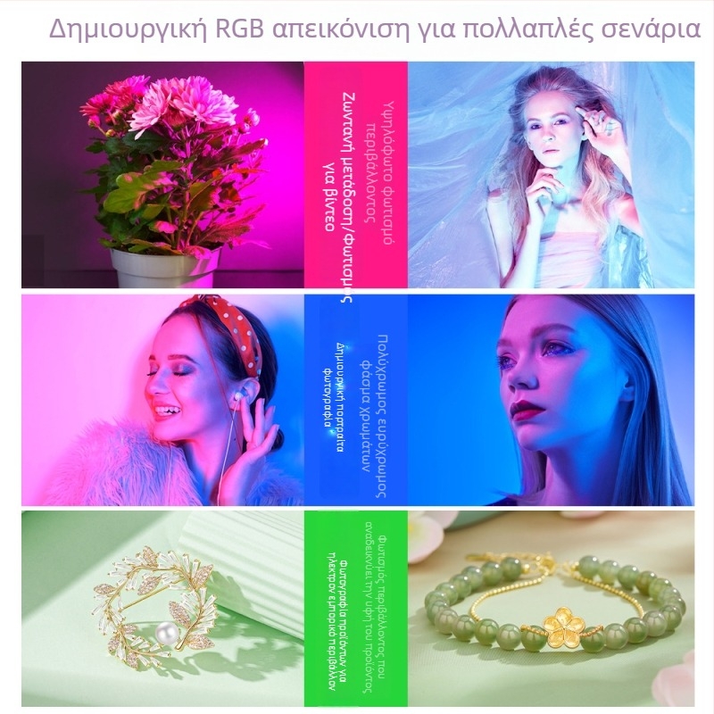 MAMEN Φορητό COB φως πλήρωσης 60W για ζωντανή μετάδοση και φωτογράφηση — Μοντέλο C60R-1, 51–100W, 2500K–9900K, τρεις θερμοκρασίες χρώματος, είσοδος 20V (USB-C/DC)