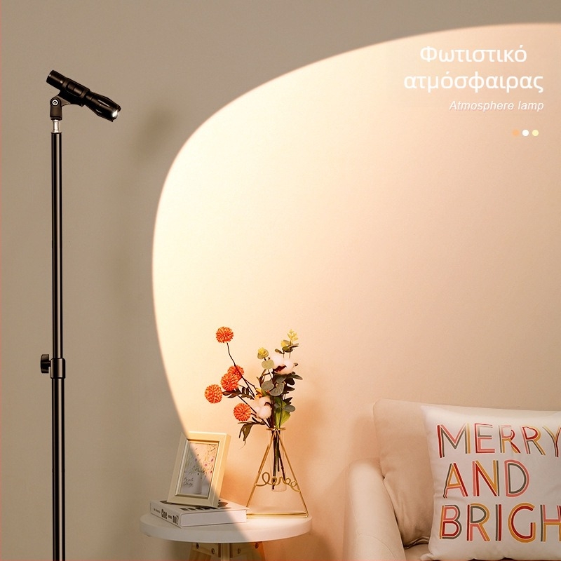 Φωτιστικό προβολέα για ζωντανές μεταδόσεις | κάθετη εγκατάσταση, κάτω από 10W, 15V/5A, τρεις θερμοκρασίες φωτός