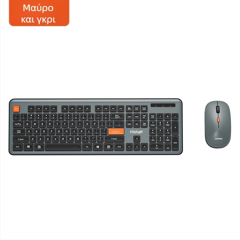KN310-D Ασύρματο Σετ Πληκτρολογίου και Ποντικιού, 1600 DPI, USB Διασυνδέσεις, Εργονομικός Σχεδιασμός, Εγγύηση 1 Έτους
