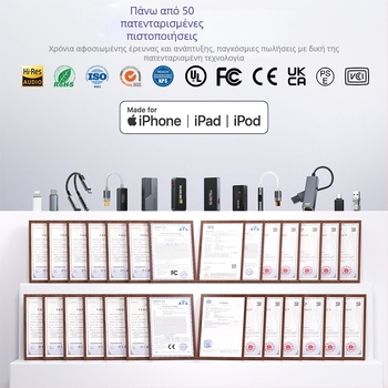 Αντάπτορας USB-C προς RJ45 Gigabit Ethernet DK03 – USB 3.0, 10/100/1000 Mbps, LED ένδειξη, συμβατός με Windows 11/10/8.1/8, macOS, iOS και Android