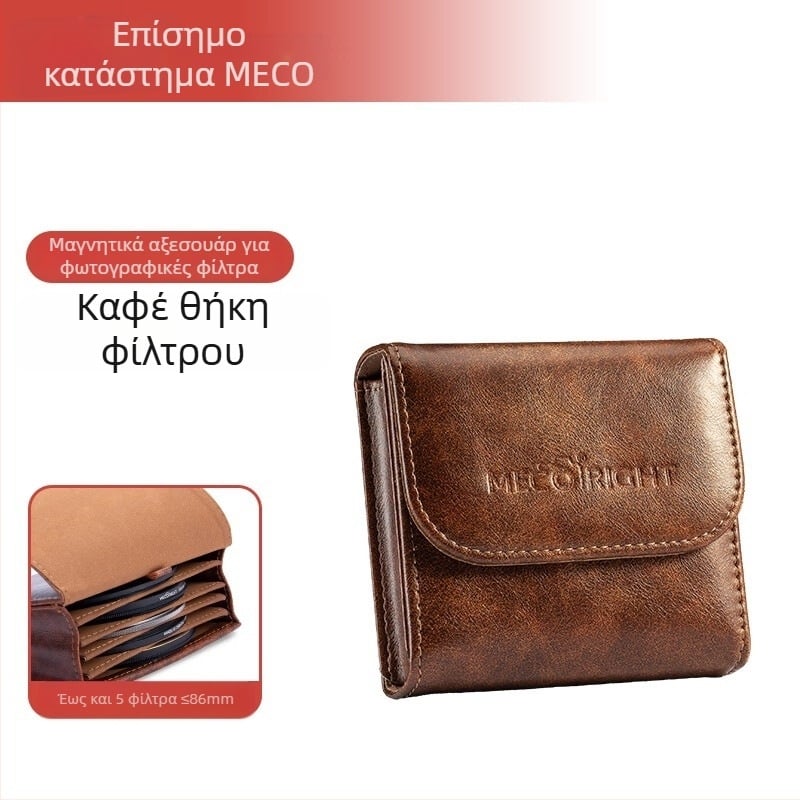 Mecoright Μαγνητικό Καπάκι Φακού με Προσαρμογέα Φίλτρων για Φωτογραφικές Μηχανές SLR και Χωρίς Καθρέφτη