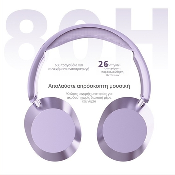 Ασύρματο ακουστικό κεφαλής CA-056, αθλητικό σχέδιο, Bluetooth 5.3, εμβέλεια 10 μ, διάρκεια μπαταρίας >8 ώρες, στερεο ήχος