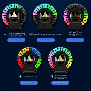 Kevanly Qfd113 Αυτοκινητικό φως περιβάλλοντος για αρωματοθεραπεία και διάχυση αρωμάτων, 3.7V
