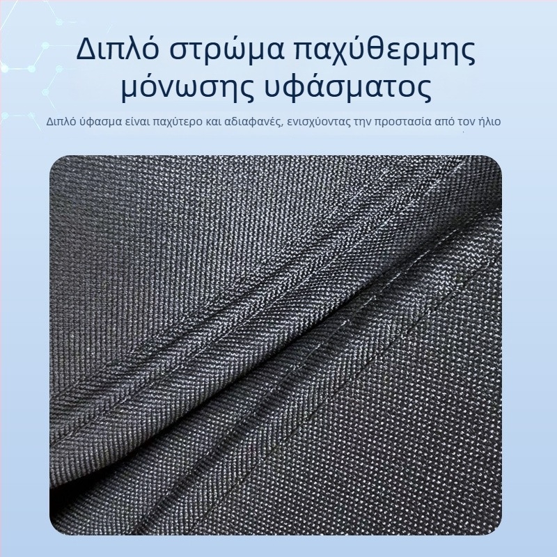 Κουρτίνα σκιάς αυτοκινήτου για Lynk & Co 900 – Θερμική μόνωση και προστασία από τον ήλιο – εγκατάσταση με snap-in – Υλικό: 82B ελατή χάλυβας + Oxford ύφασμα 300D