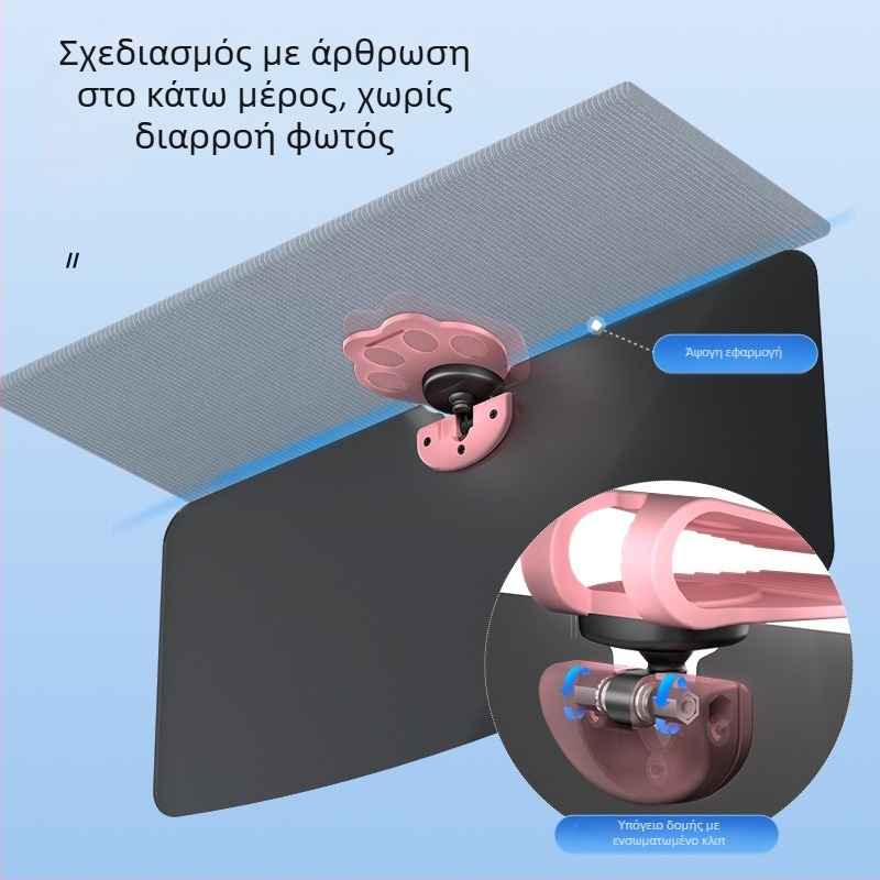 Αυτοκίνητο πολωμένος αντι-ανακλαστικός ηλιοπροφυλακτήρας για οδηγό, εγκατάσταση με snap-in