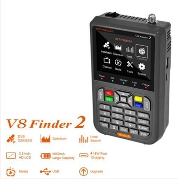 GTMEDIA V8 Finder 2 εντοπιστής δορυφόρων DVB-S/S2/S2X, 1920x1080, USB, 512MB RAM, διπύρηνος