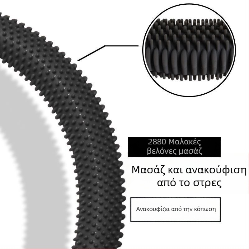 Κάλυμμα τιμονιού από σιλικόνη, απλός σχεδιασμός, τεσσάρων εποχών, αντιολισθητικό, με μασάζ