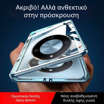 Θήκη τηλεφώνου X50 για Huawei με γυάλινο φινίρισμα καθρέφτη, μαγνητικό, με δυνατότητα προσαρμογής