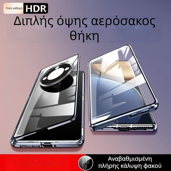 Θήκη τηλεφώνου X50 για Huawei με γυάλινο φινίρισμα καθρέφτη, μαγνητικό, με δυνατότητα προσαρμογής