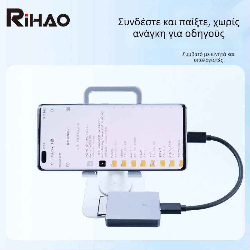 D10 Pro Αναγνώστης CFexpress καρτών με USB 3.1 Type-C, Υποστήριξη CF/CFexpress, Αλουμινένιο κράμα, Ενσωματωμένη εγκατάσταση, Συμβατό με Mac OS