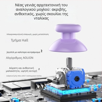 Aolion Rococo Pro Ασύρματο χειριστήριο παιχνιδιών – Type-C, δόνηση, συμβατό με Switch, PC και κινητές συσκευές