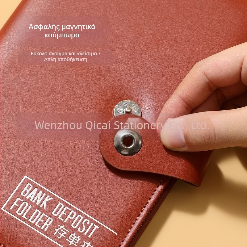 Δερμάτινος φάκελος εγγράφων Bill Holder 01, Σειρά Bill, Qicai