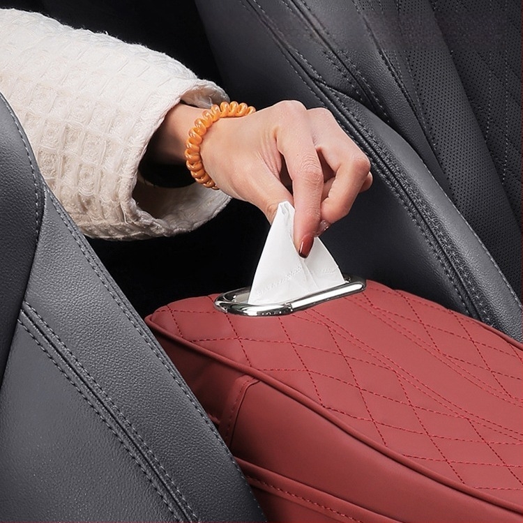 Nordy δερμάτινο μαξιλάρι υποβραχιόνιο αυτοκινήτου — καθολική συμβατότητα, δυνατότητα προσαρμογής