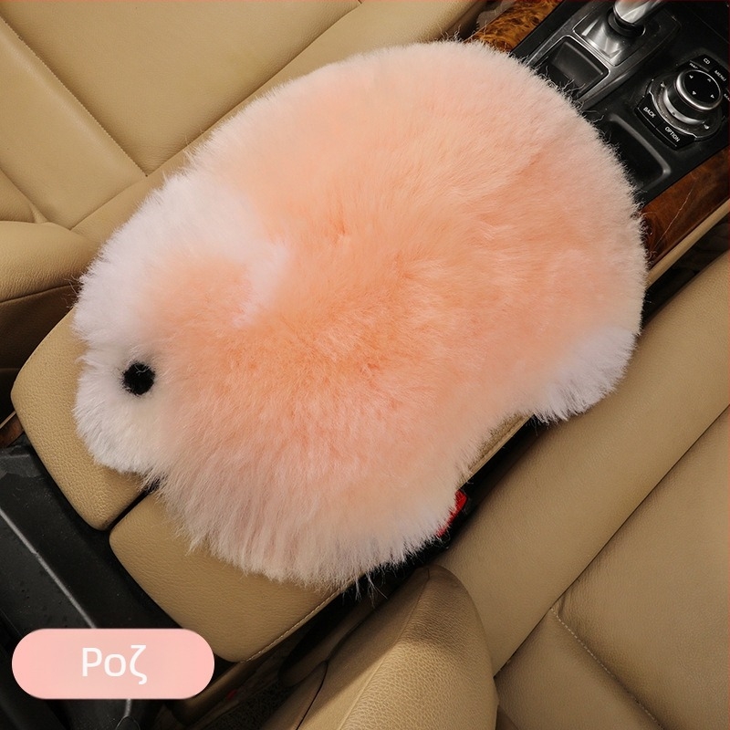 Αυτοκινητικό μαξιλαράκι κεντρικού υποβραχιόνιου με μορφή αρνάκι, σουέδ, συμβατό με όλους τους τύπους αυτοκινήτων, μάρκα Tianchen