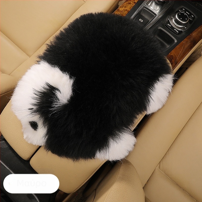 Αυτοκινητικό μαξιλαράκι κεντρικού υποβραχιόνιου με μορφή αρνάκι, σουέδ, συμβατό με όλους τους τύπους αυτοκινήτων, μάρκα Tianchen