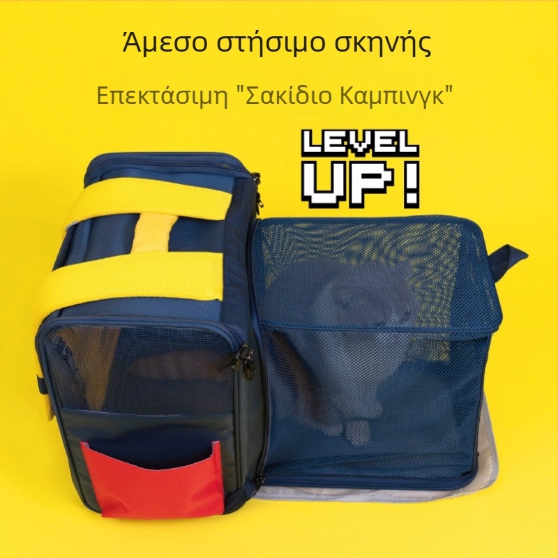 Poop Lab τσάντα μεταφοράς κατοικίδιων — Oxford ύφασμα, χωρητικότητα 100, σχέδιο καρτούν, τσάντα για κατοικίδια