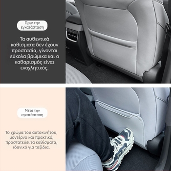 Xpeng Mona M03 Κάθισμα Anti-Kick Pad – Δερμάτινο, Προστασία Πίσω από τον Αεραγωγό, Ανθεκτικό στη Βρωμιά, Εσωτερικό Αξεσουάρ για Όλες τις Εποχές