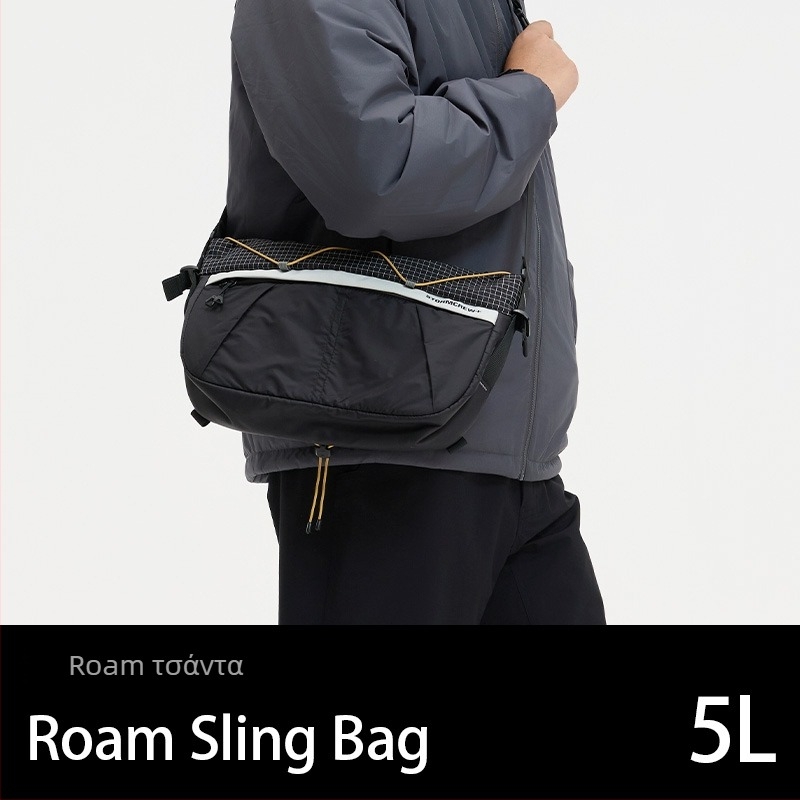 Ανδρική crossbody τσάντα για ταξίδια αναψυχής, ύφασμα φλοράλ από μετάξι, μοτίβο 69850, επένδυση από ύφασμα, φθινοπωρινή κυκλοφορία 2025
