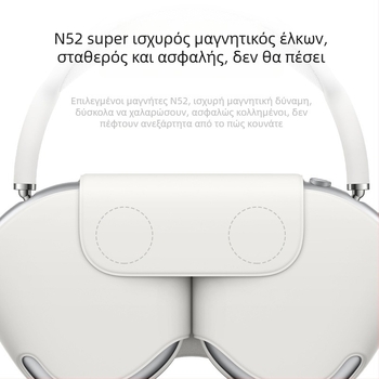 Θήκη AirPods Max – πλήρης κάλυψη με μαγνητικό κλείσιμο, τεχνητό δέρμα, συμβατή με Apple
