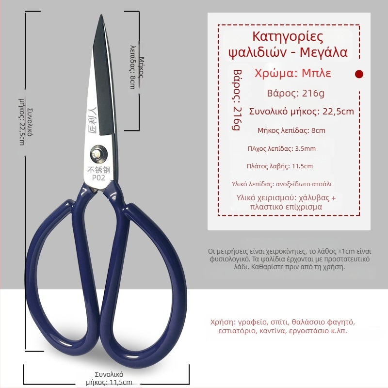 Κουζινικά ψαλίδια από ανοξείδωτο ατσάλι, εμπορικού επιπέδου