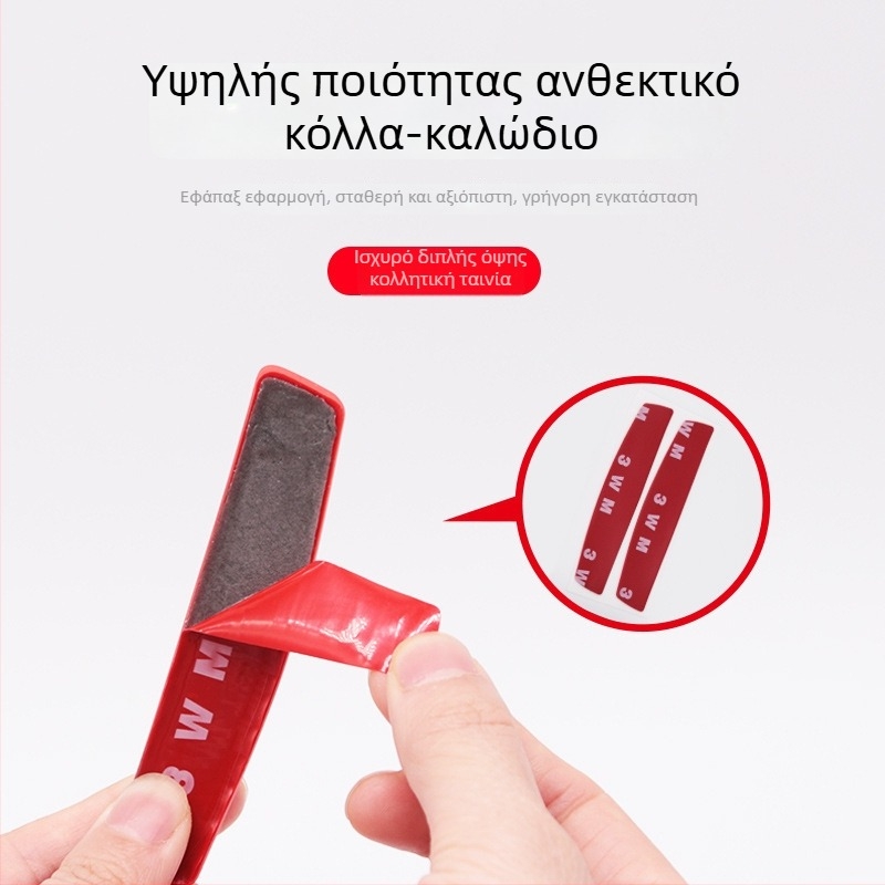 Λωρίδα αντικρούσης πόρτας – Jun Chang PVC προστατευτικό για την άκρη της πόρτας, σετ 4 τεμ., γενική εφαρμογή